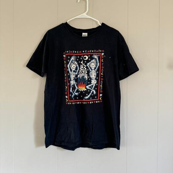 Pine Knot Keeping the Beat in the piney deep skeleton short sleeve t shirt Large - Picture 1 of 6